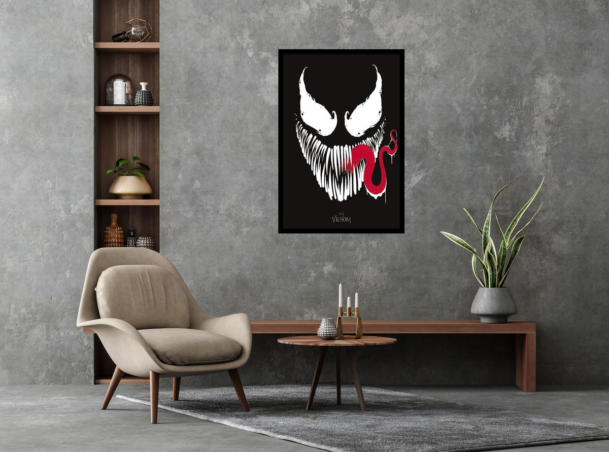 Venom face Poster for Sale by DolphinArts66