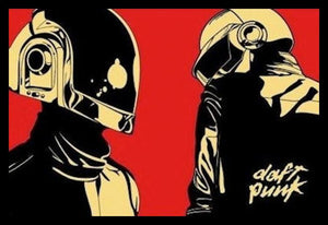 Daft Punk - Red Poster