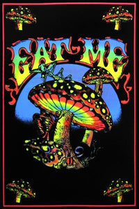 Eat Me Blacklight Poster