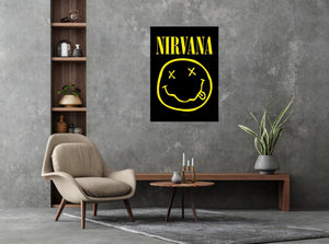 Nirvana - Smiley Poster