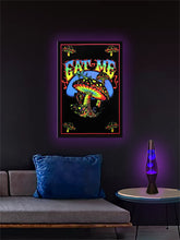 Load image into Gallery viewer, Eat Me - Flocked Blacklight Poster
