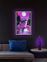 Load image into Gallery viewer, Timberwolves - Flocked Blacklight Poster
