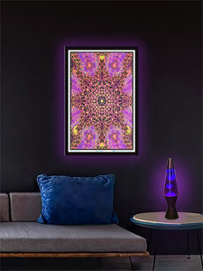 Mind Bend - Flocked Blacklight Poster