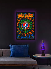 Load image into Gallery viewer, Grateful Dead - Bear Circle - Non Flocked Blacklight Poster 
