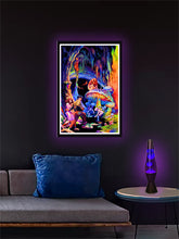 Load image into Gallery viewer, The Secret People - Frank Frazetta - Non Flocked Blacklight Poster
