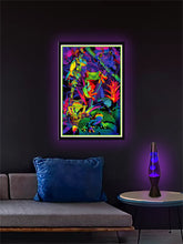 Load image into Gallery viewer, Tree Frogs - Non Flocked Blacklight Poster
