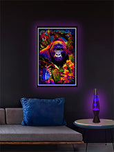 Load image into Gallery viewer, Gorilla Encounter - Non Flocked Blacklight Poster
