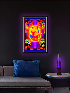 Lava Flow - Non Flocked Blacklight Poster