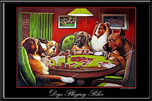 Load image into Gallery viewer, Dogs Playing Poker LED Wall Art
