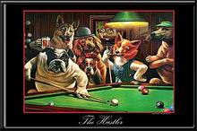 Load image into Gallery viewer, Dogs Playing Pool LED Wall Art
