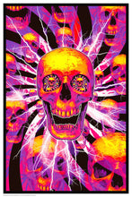 Load image into Gallery viewer, Hyper Skull - Non Flocked Blacklight Poster
