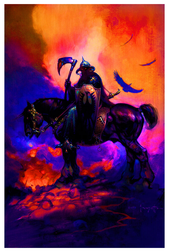 Death Dealer 1 - Non Flocked Blacklight Poster