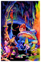 Load image into Gallery viewer, The Secret People - Frank Frazetta - Non Flocked Blacklight Poster
