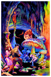 The Secret People - Frank Frazetta - Non Flocked Blacklight Poster