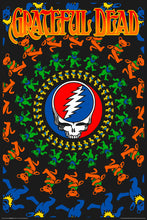 Load image into Gallery viewer, Grateful Dead - Bear Circle - Non Flocked Blacklight Poster 
