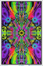 Load image into Gallery viewer, Wormhole - Flocked Blacklight Poster
