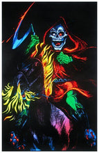 Load image into Gallery viewer, Death Rider - Flocked Blacklight Poster
