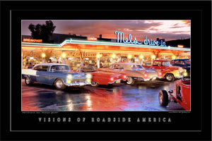 Mel's Drive In Lighted Picture