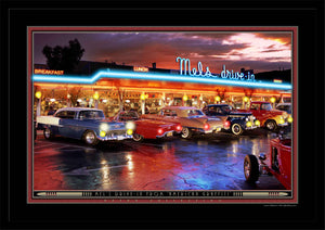 Mel's Drive In Lighted Picture