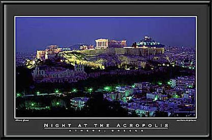 Night at the Acropolis- Athens, Greece