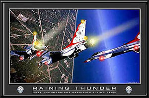 Raining Thunder USAF Thunderbirds