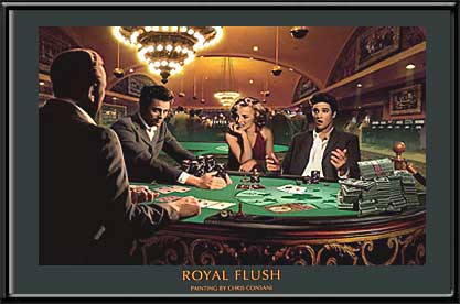 Royal Flush- Elvis Presley, Marilyn Monroe