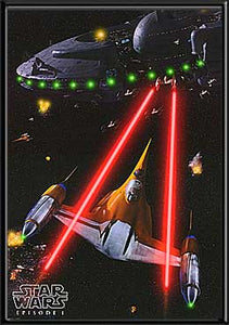 Star Wars EP1 Space Battle Neon Picture