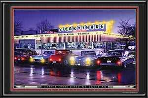 Steak'n Shake Diner- Lighted Picture