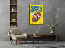 Load image into Gallery viewer, Super Mario Bros 3 Gaming Poster
