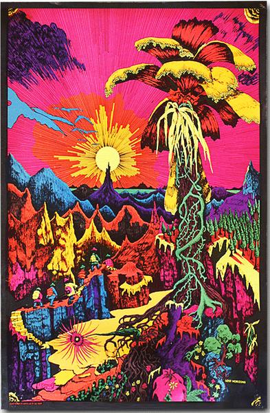 Lost Horizon Blacklight Poster