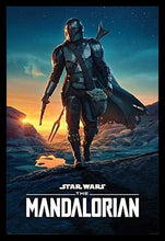 Load image into Gallery viewer, Star Wars.... - The Mandalorian Nightfall Poster
