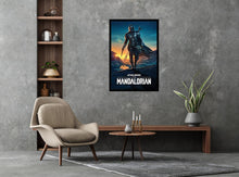 Load image into Gallery viewer, Star Wars.... - The Mandalorian Nightfall Poster
