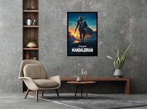 Star Wars.... - The Mandalorian Nightfall Poster